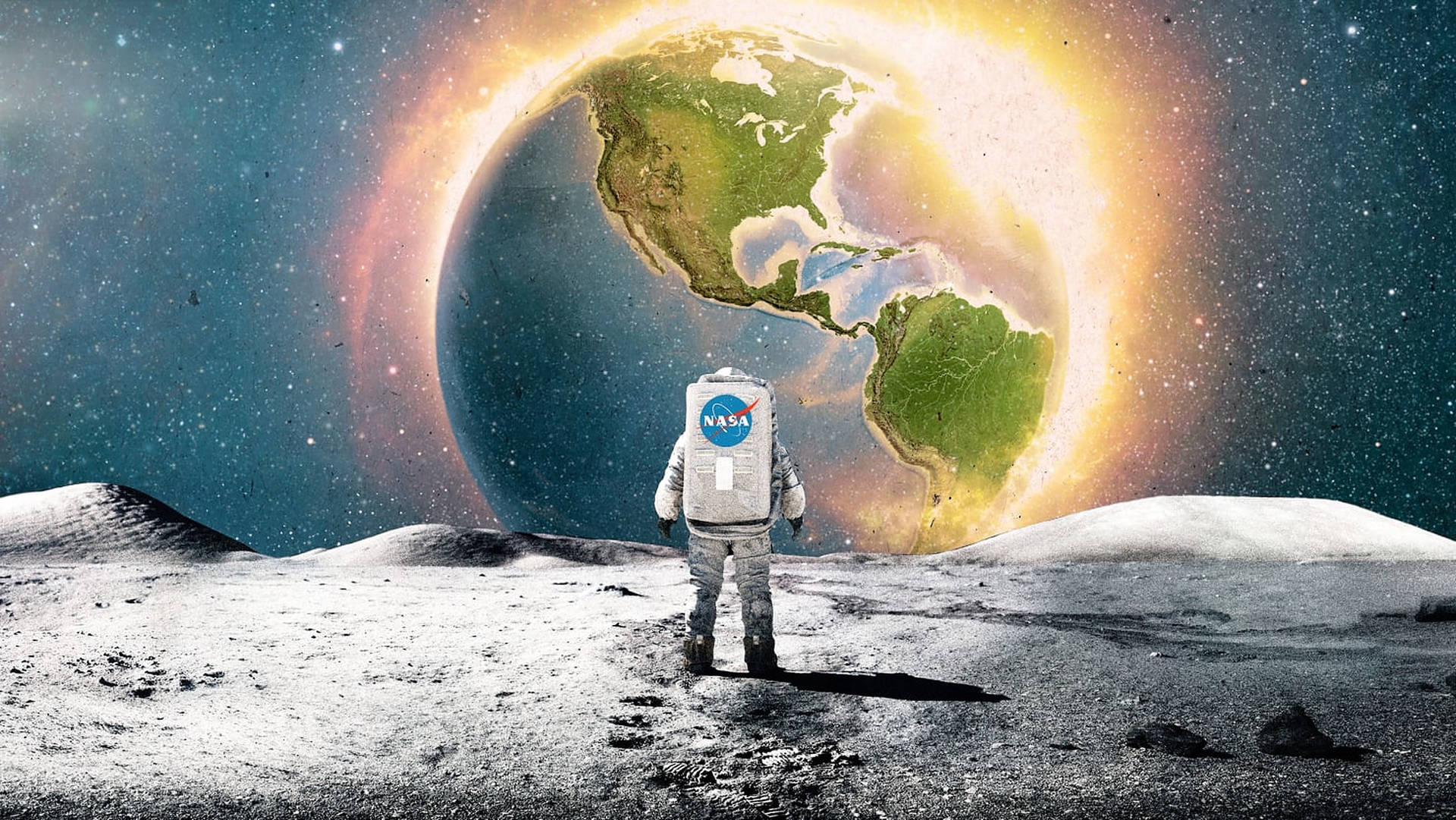 Moonfall Nasa Astronaut Background