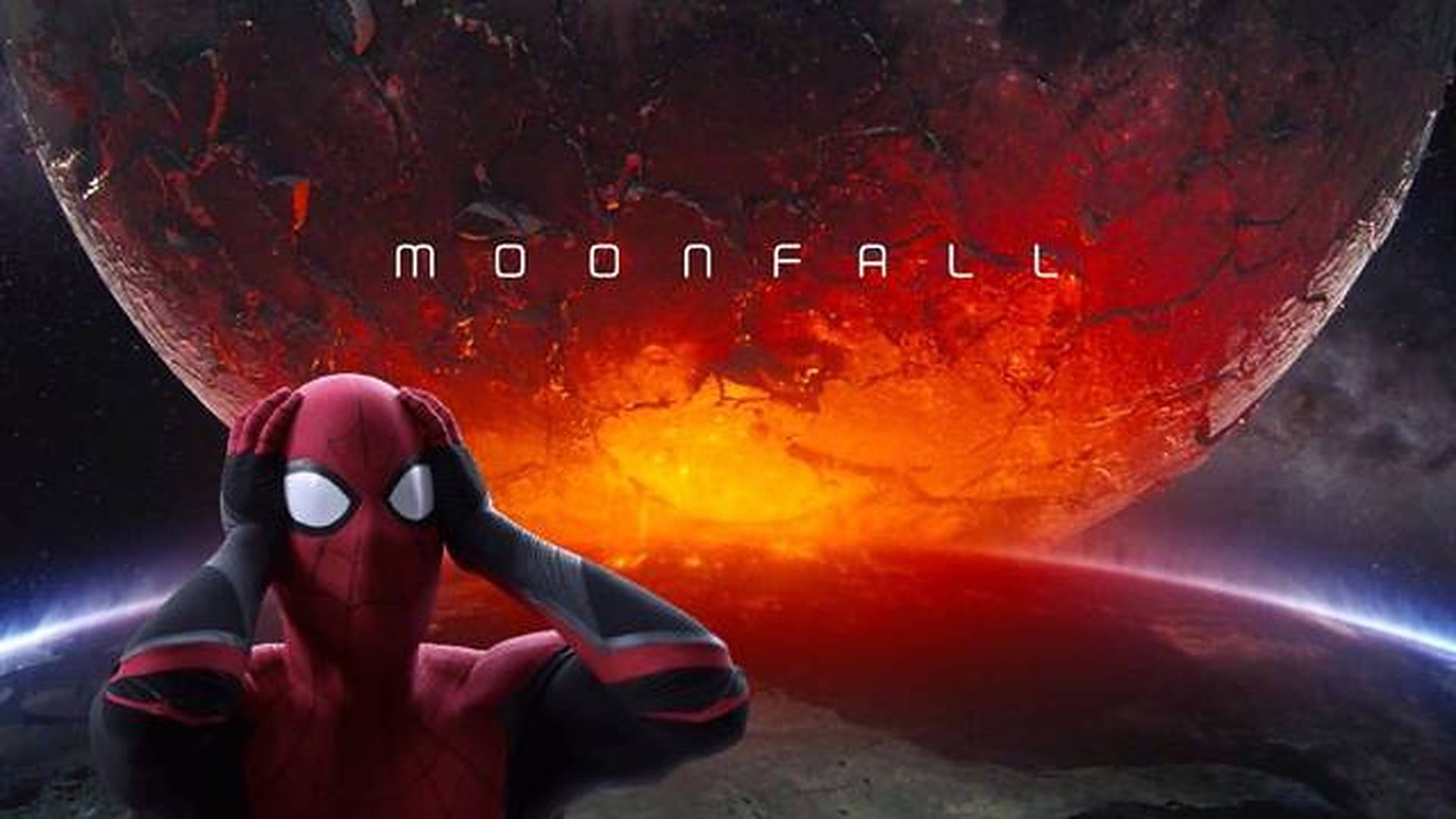 Moonfall Parody Spiderman Background