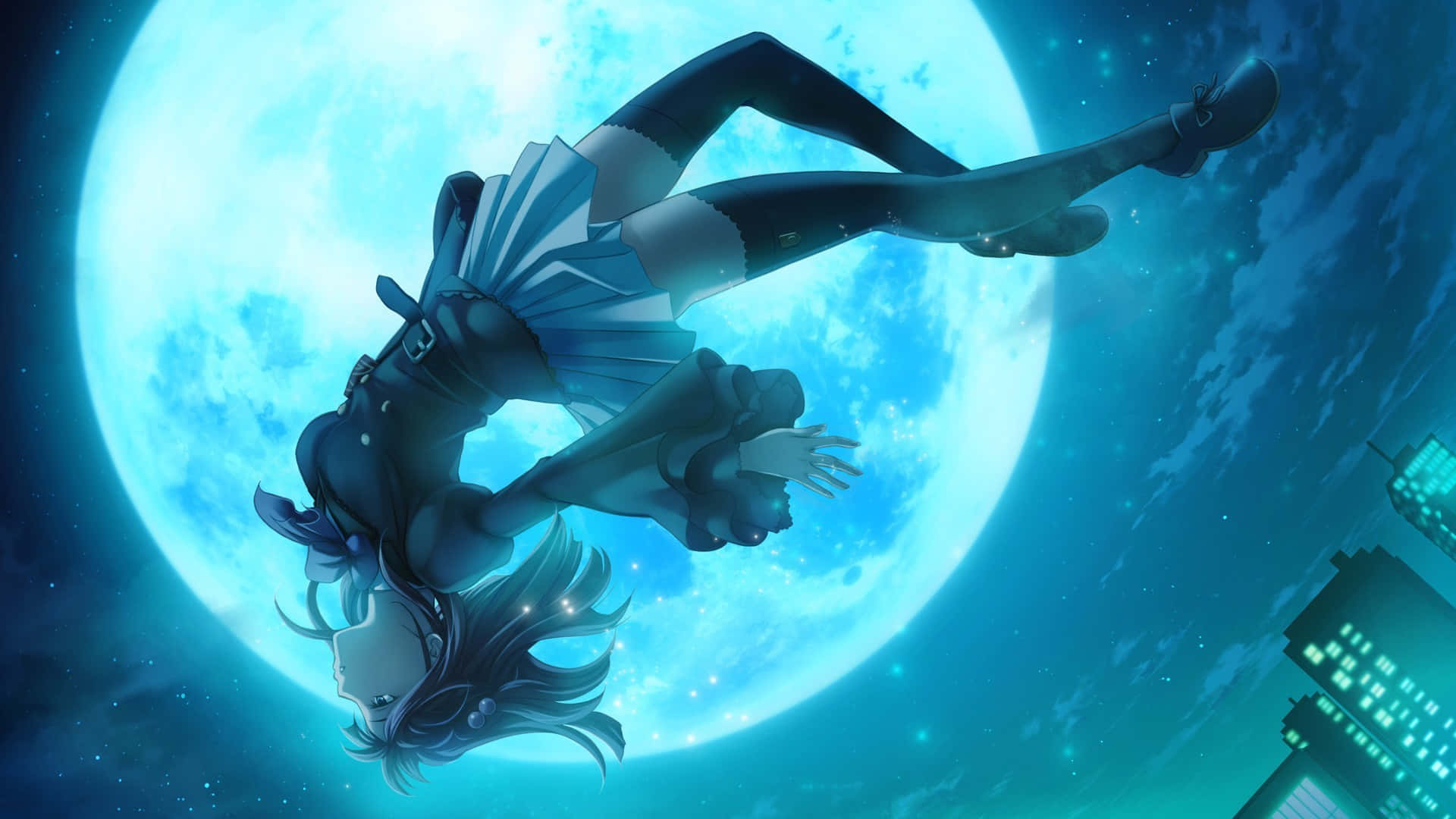 Moonlit_ Anime_ Fall Background