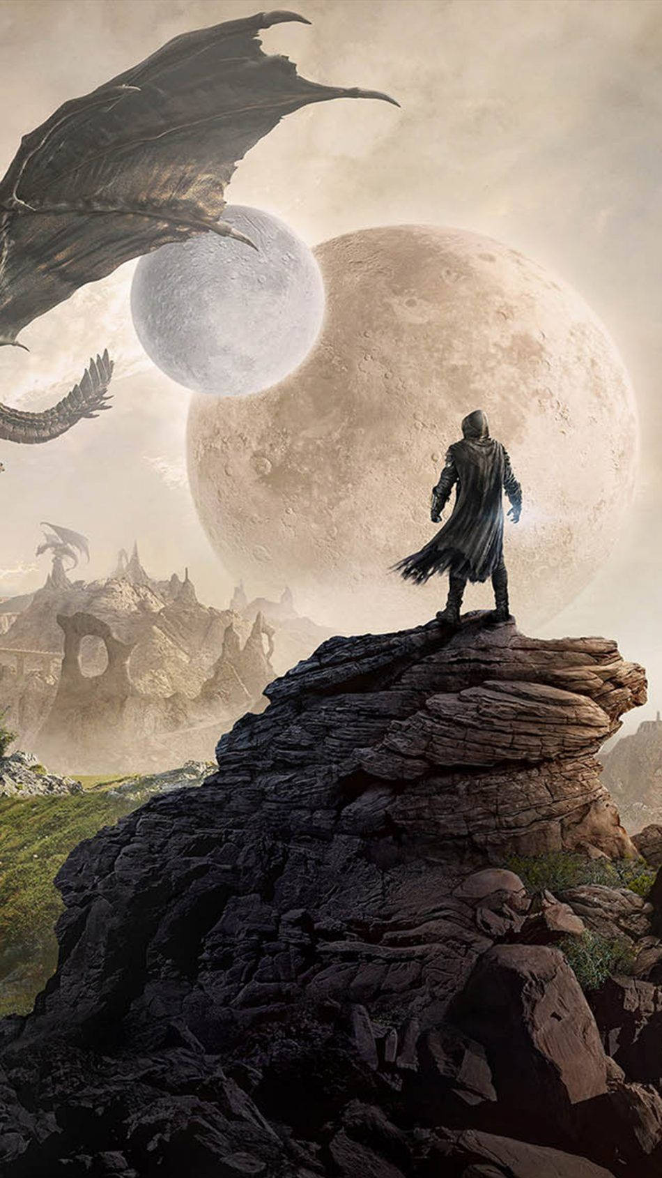 Moons Skyrim Phone Background