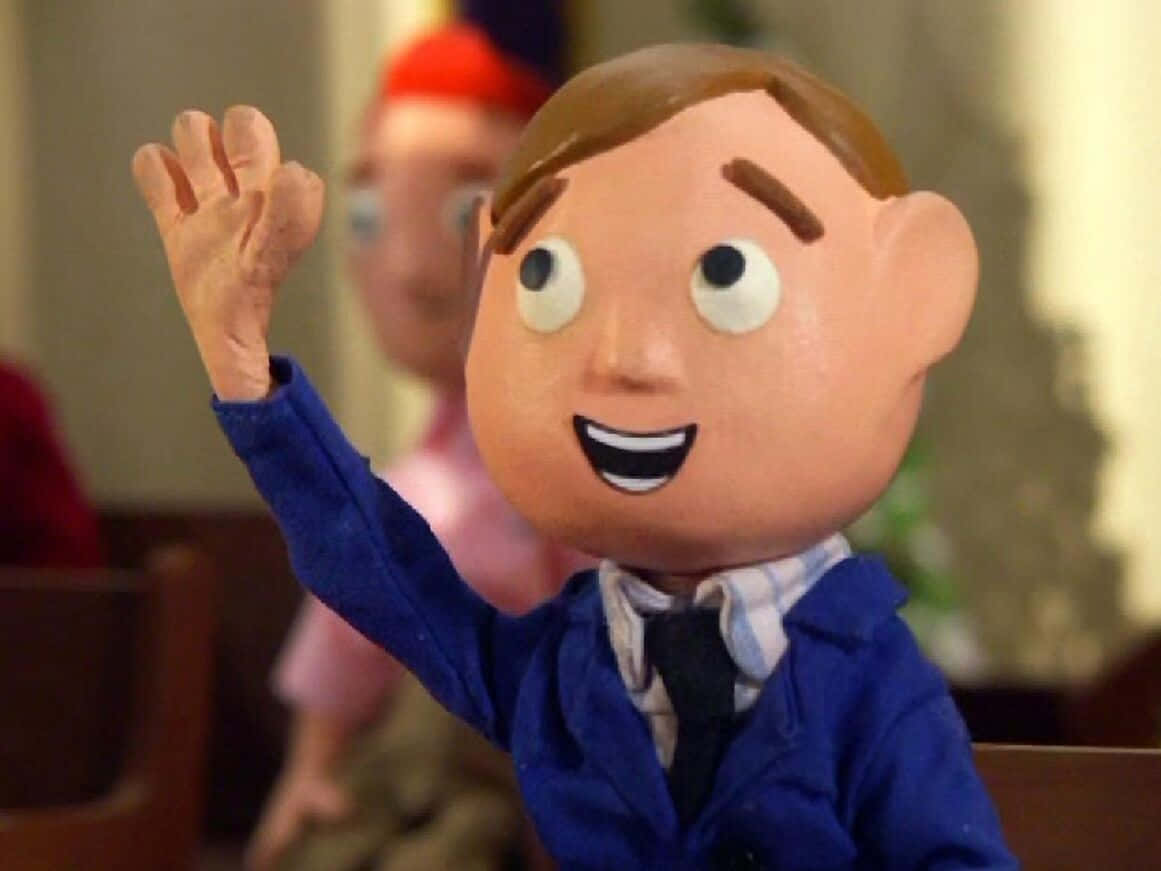 Moral Orel Raising Hand