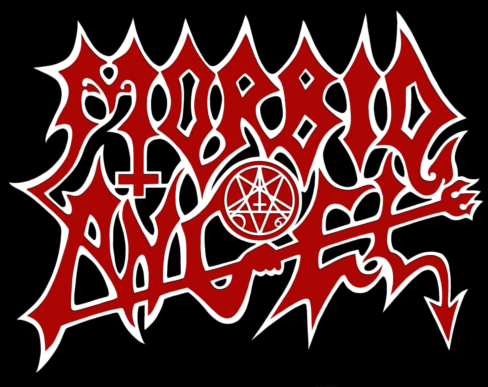 Morbid Angel Band Lettering