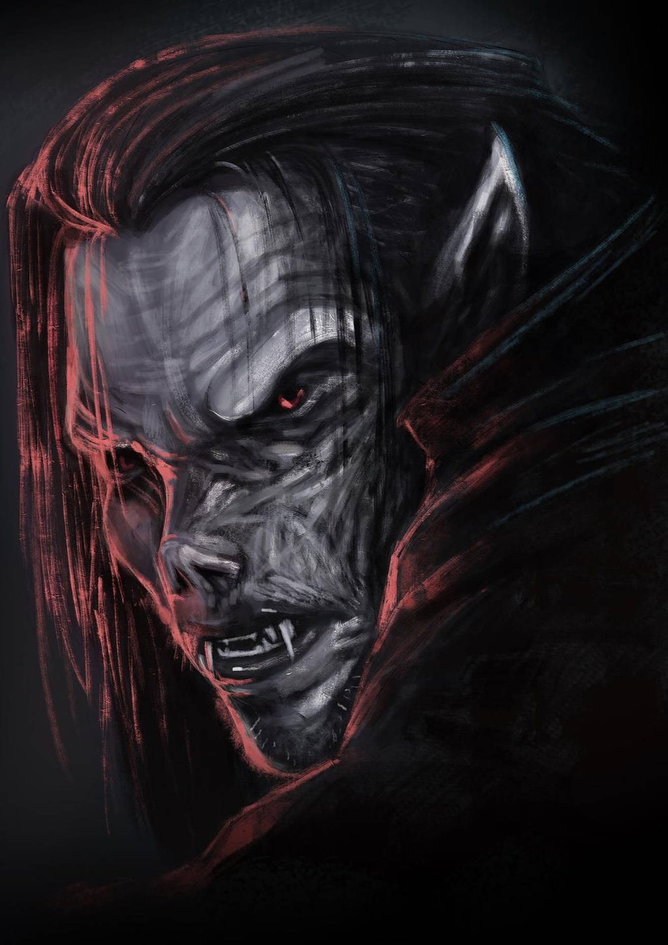 Morbius Digital Illustration