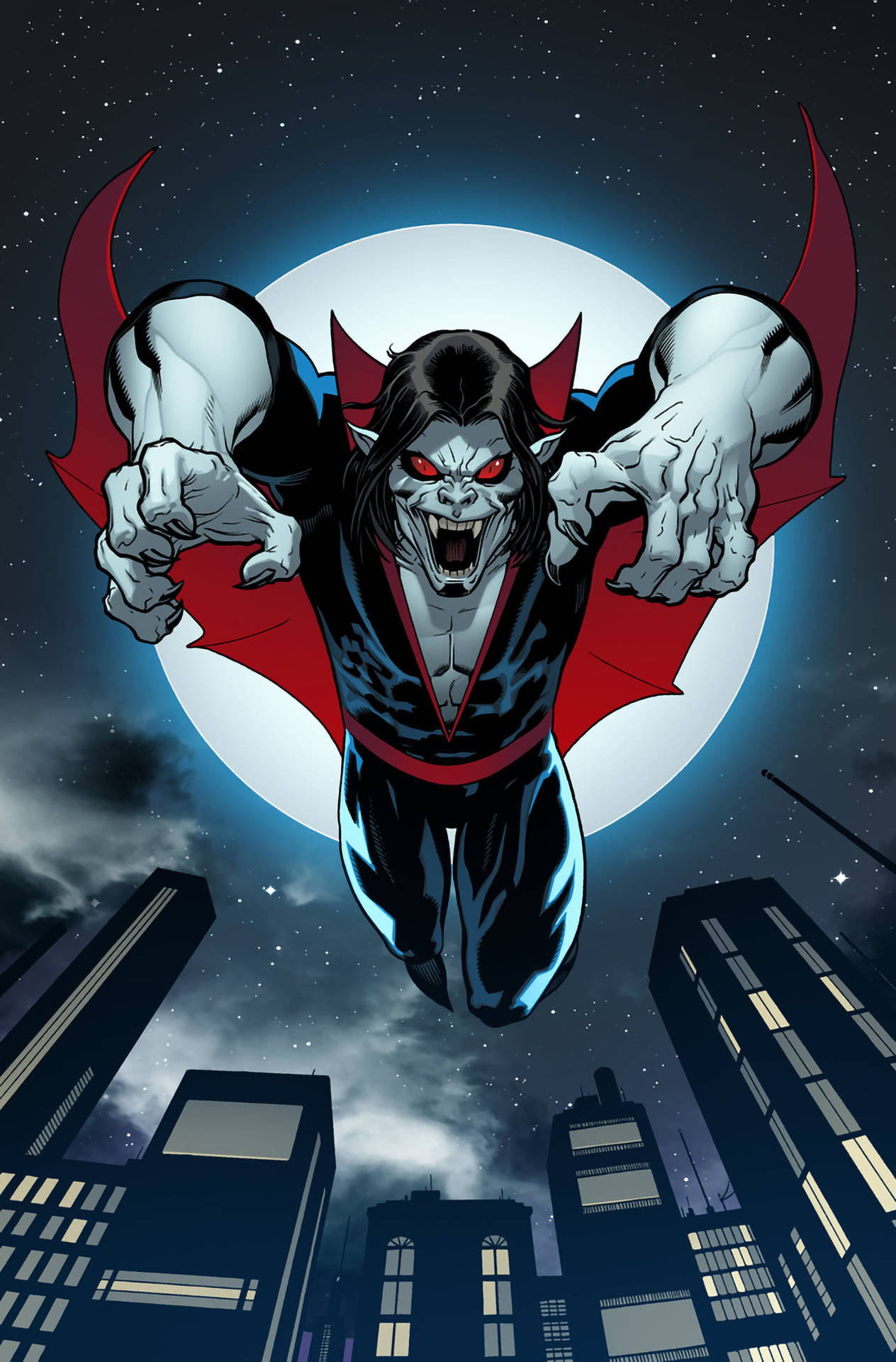 Morbius Vector Art Background