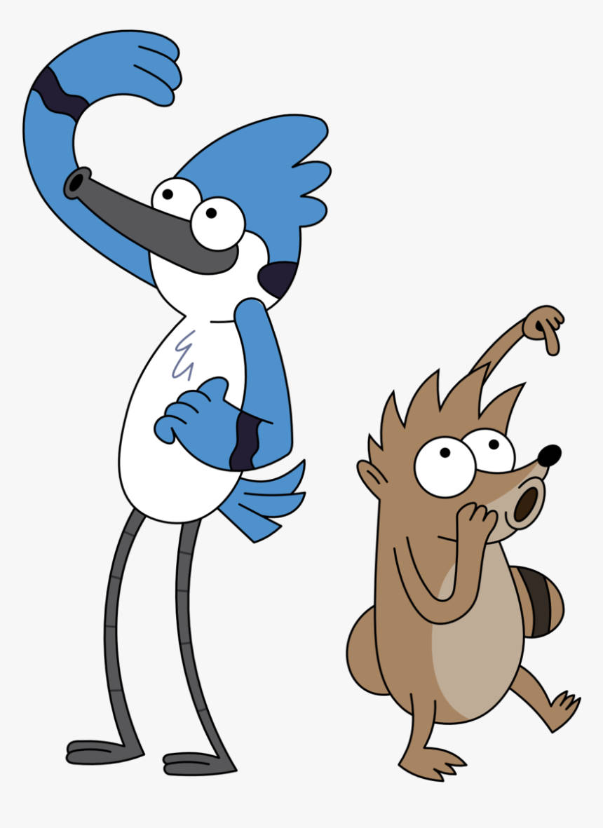 Mordecai And Rigby Cartoon Background