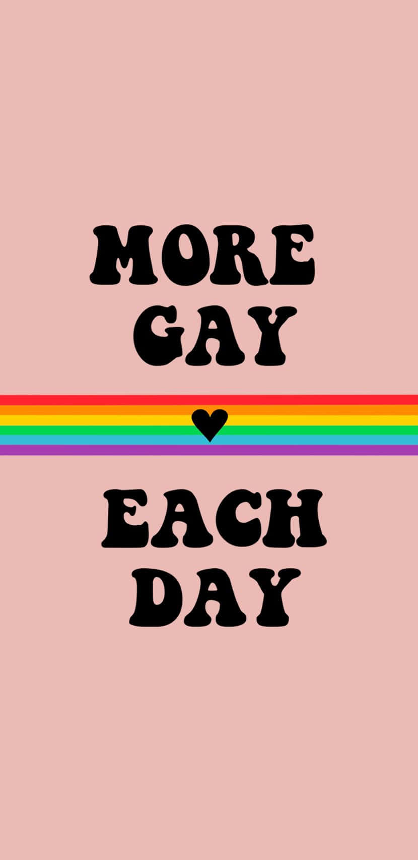 More Gay Each Day T-shirt Background