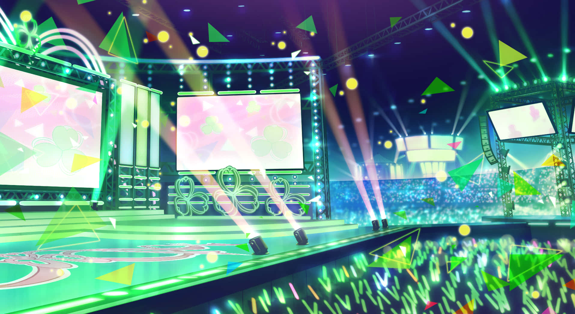 More More Jump Concert Stage Background