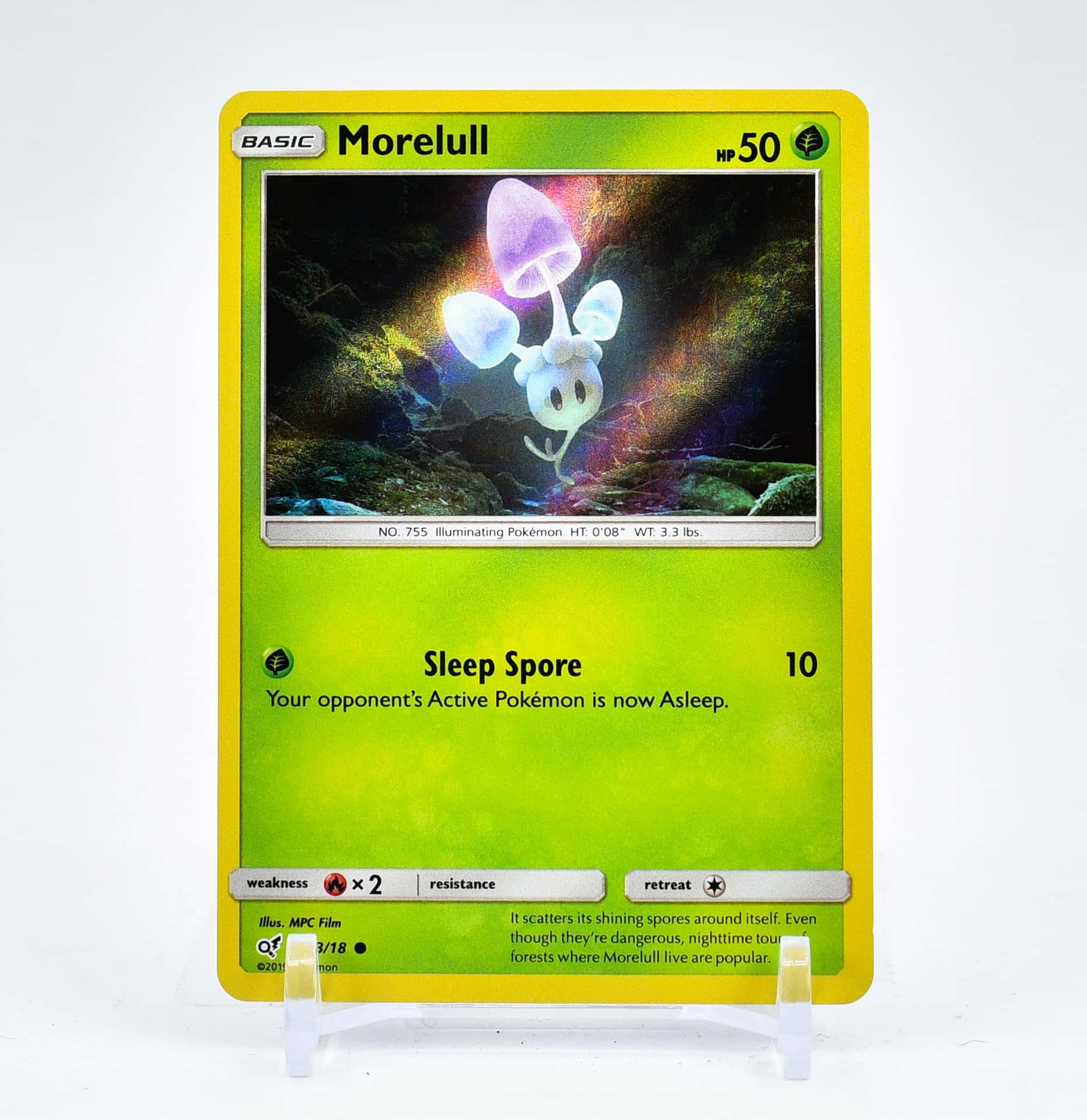 Morelull Pokemon Card Background