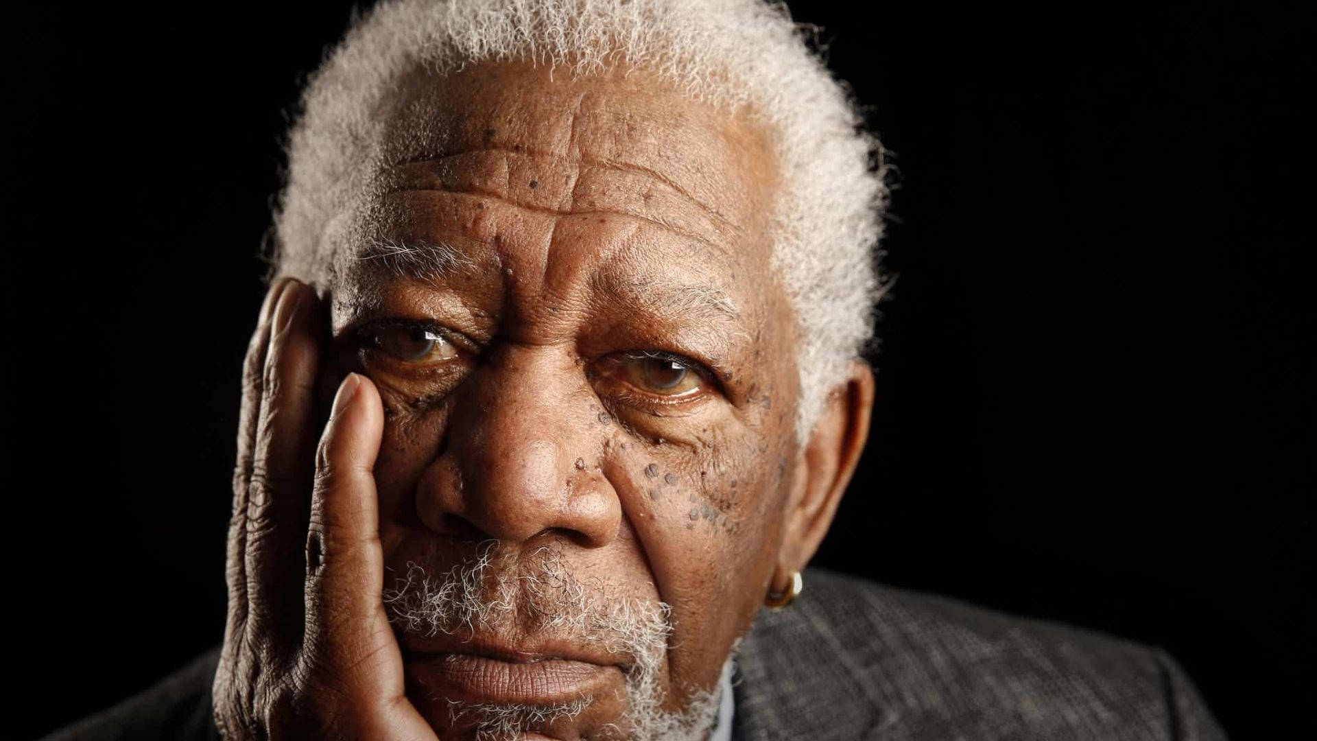 Morgan Freeman Close-up Background