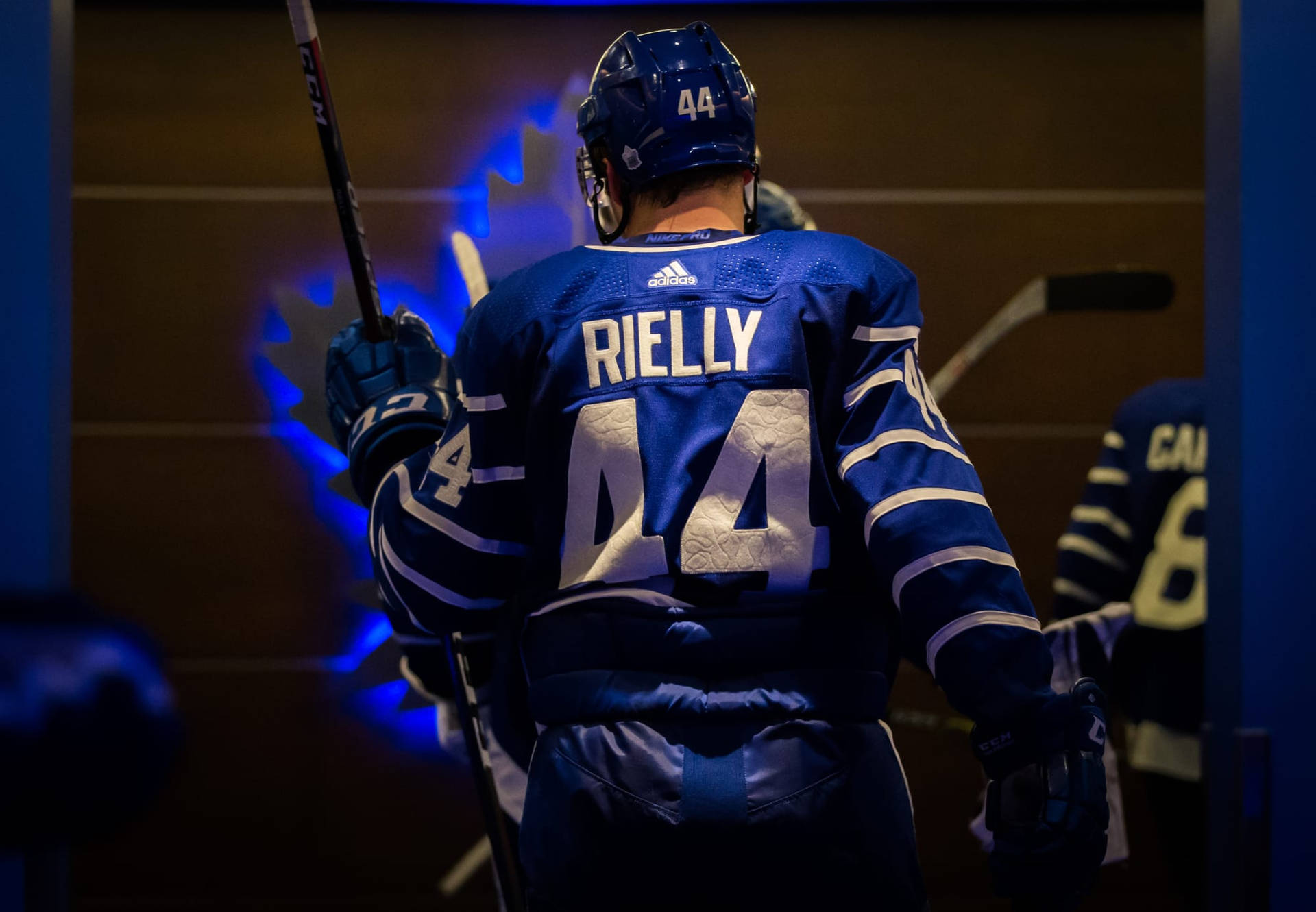 Morgan Rielly Facing Backward