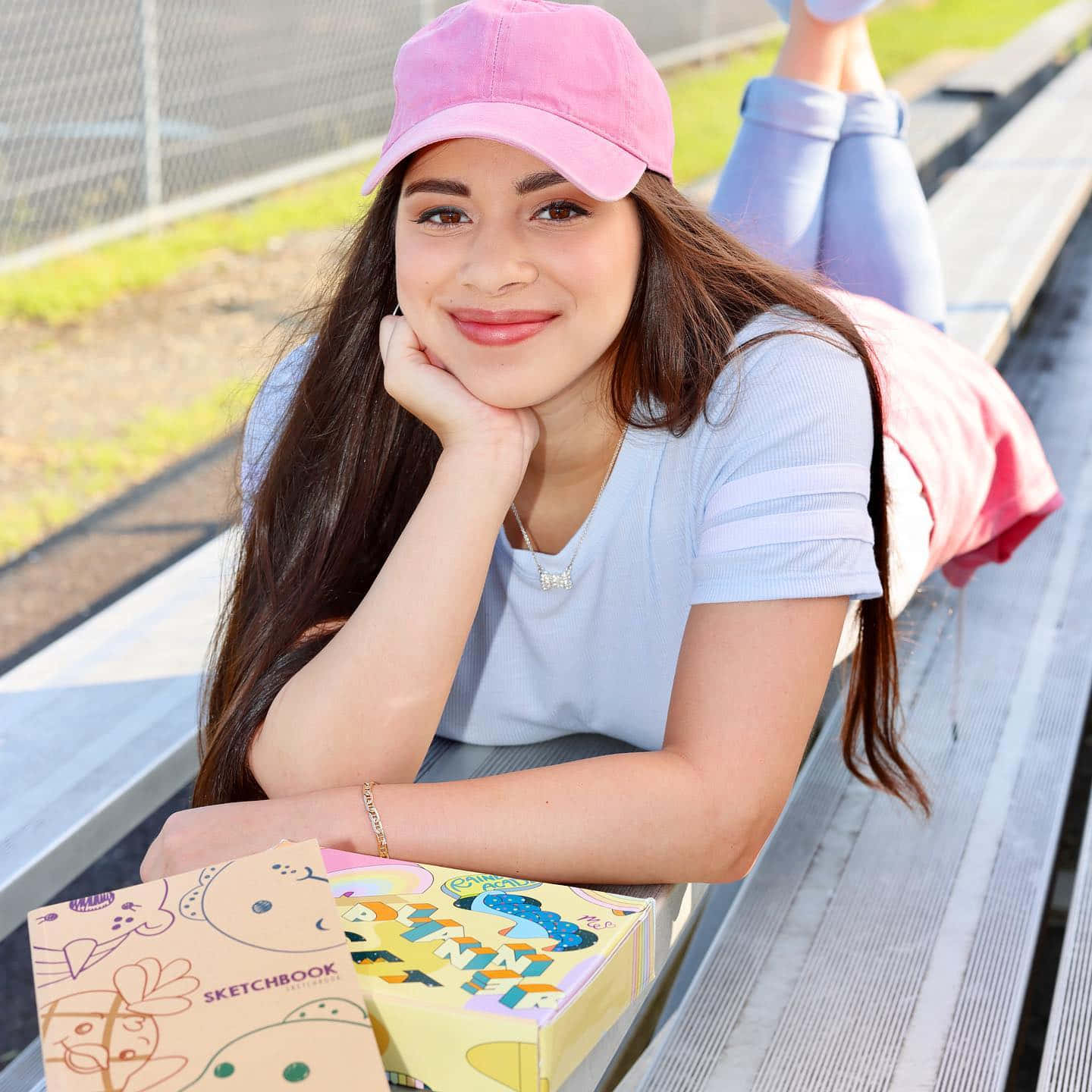 Moriah Elizabeth On Bleachers Background