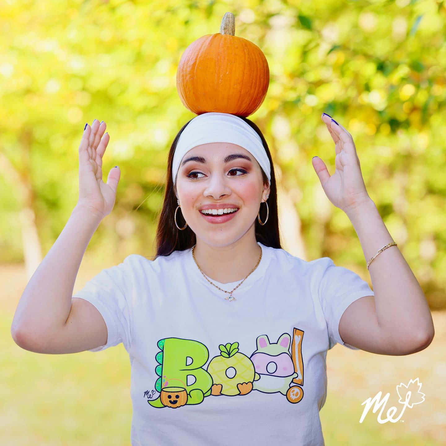 Moriah Elizabeth With Pumpkin Background