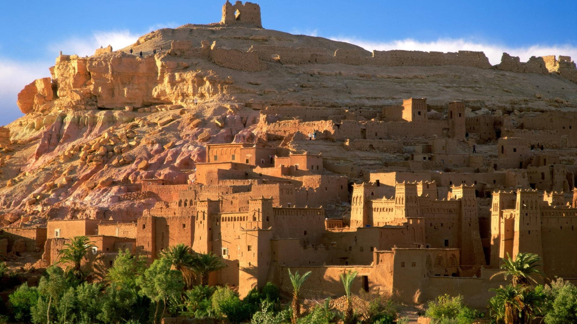 Morocco Earth Clay Architecture Background