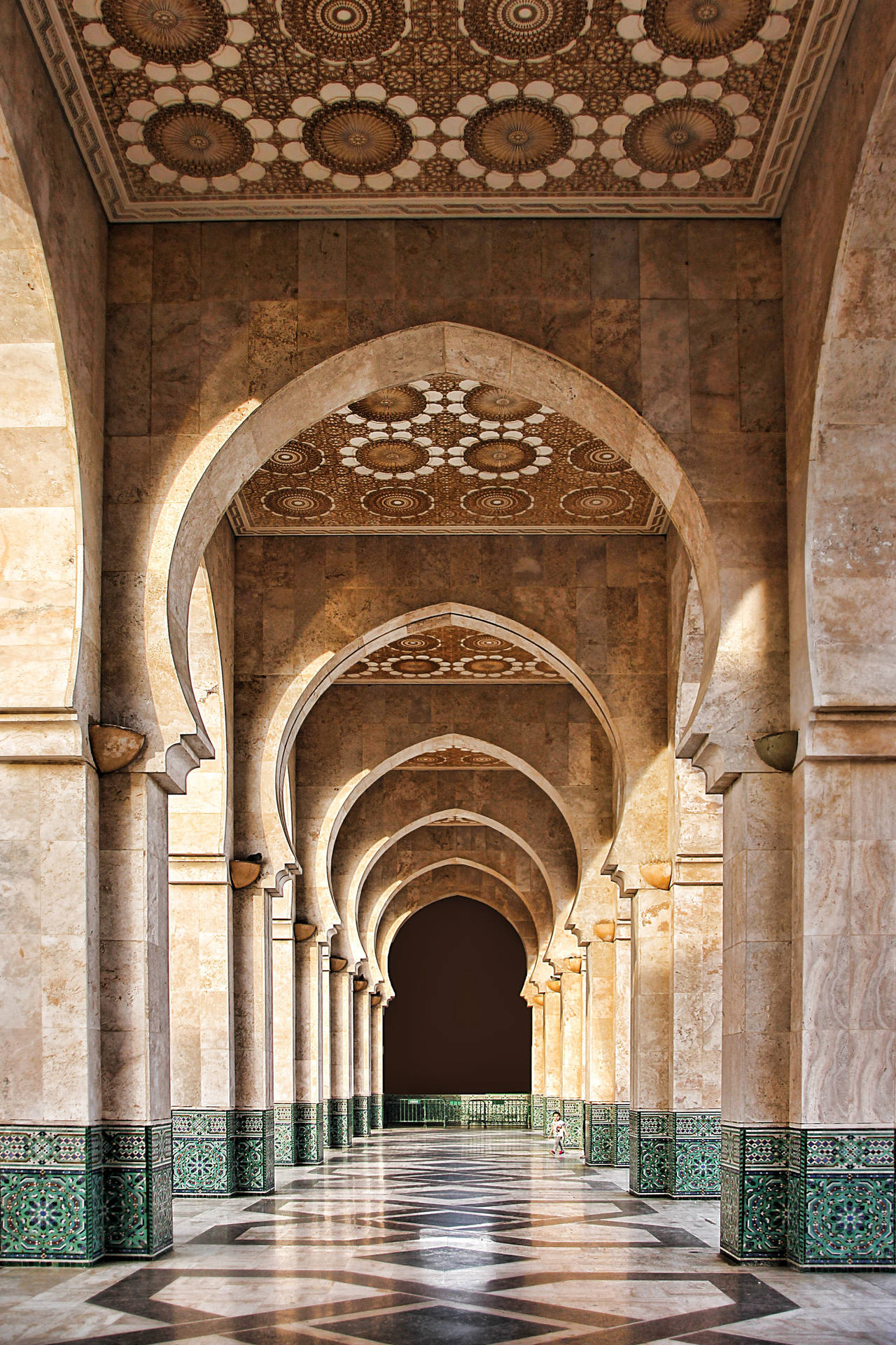 Morocco Hassan Ii Mosque Background