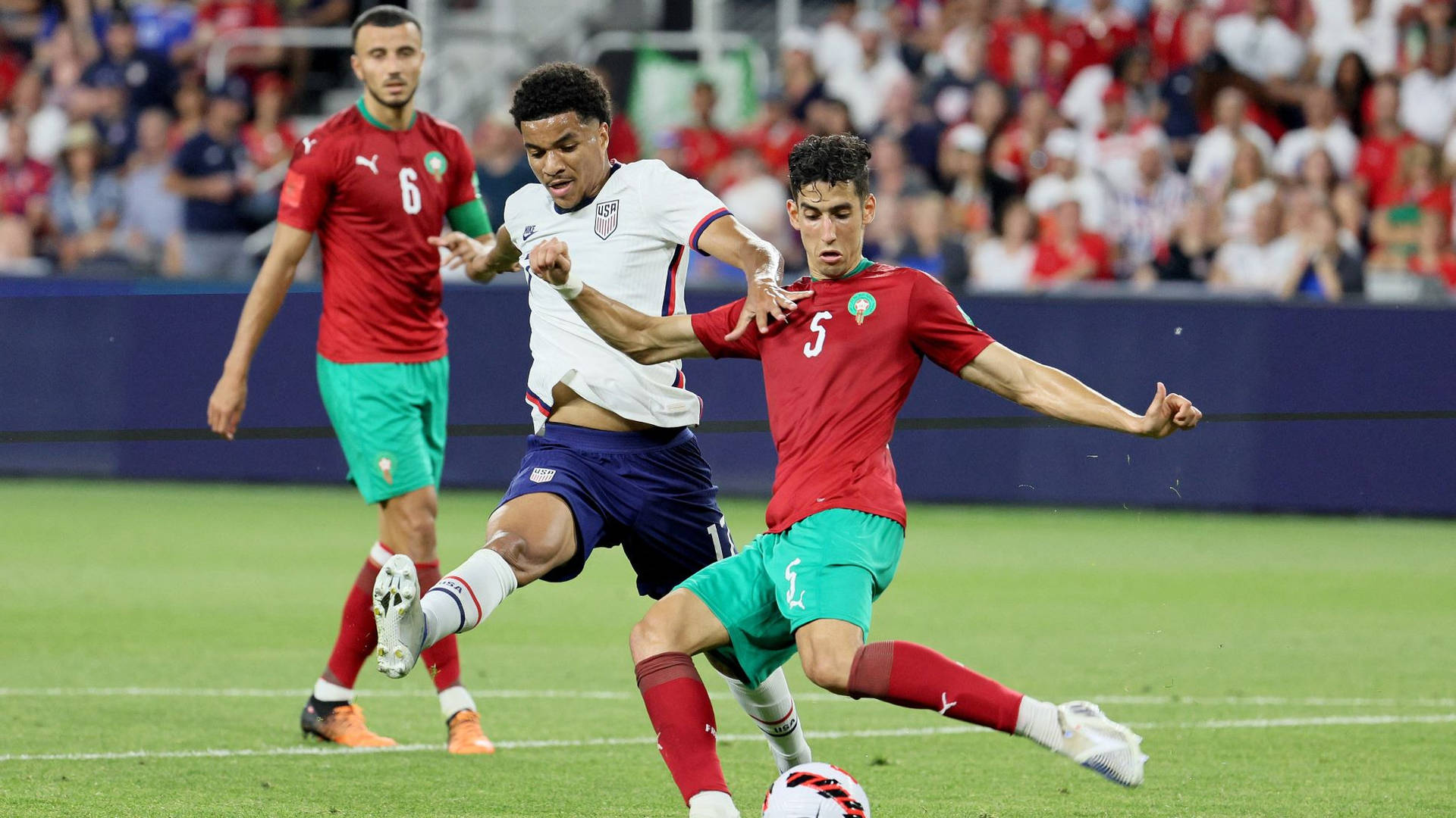 Morocco National Football Team And Us Player Fight