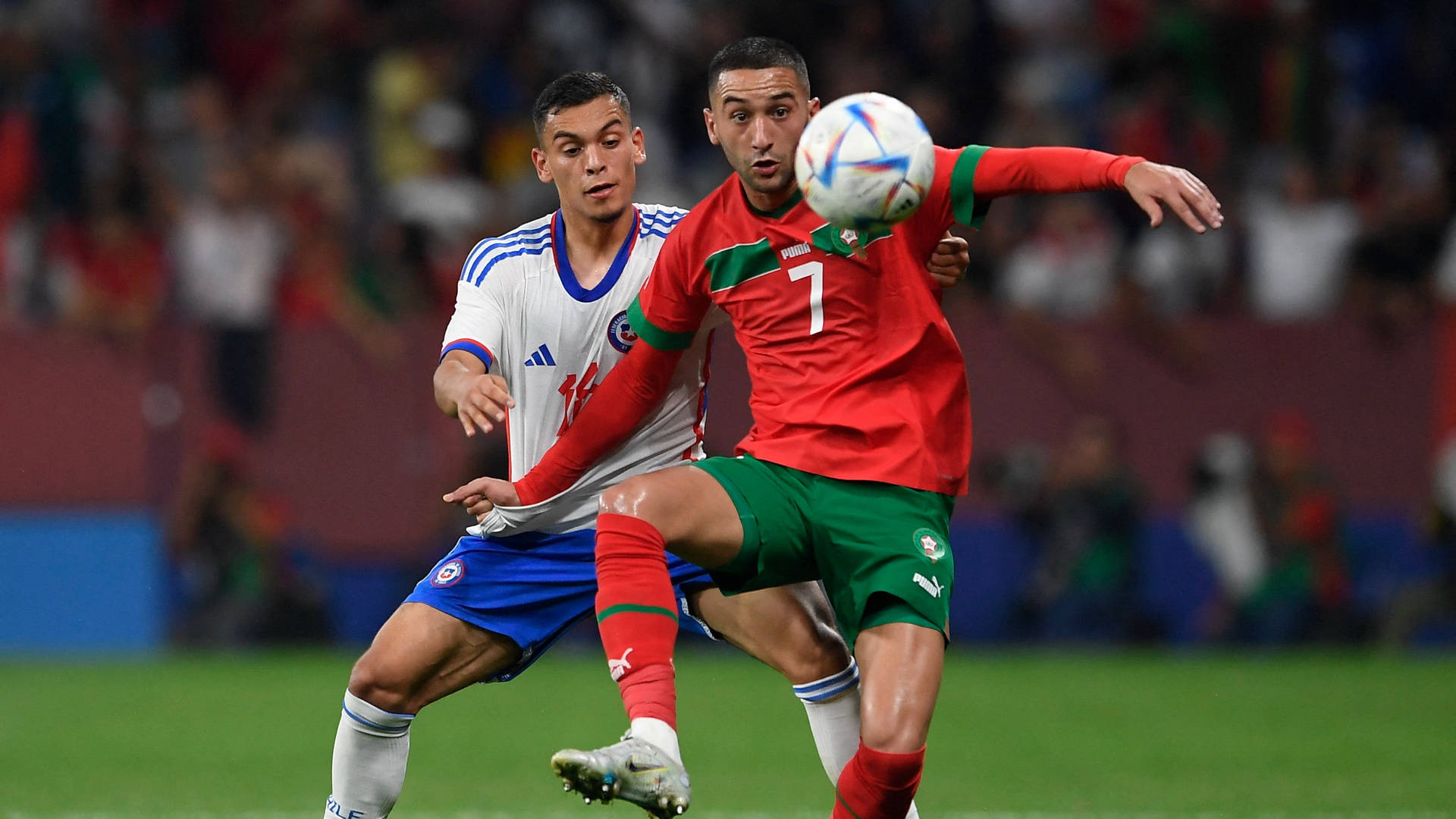 Morocco National Football Team With Other Player