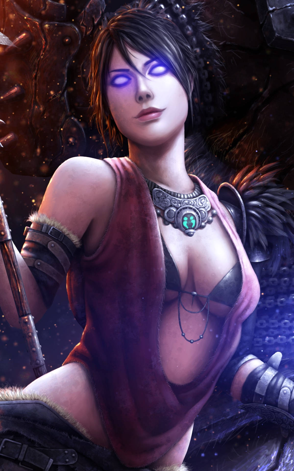 Morrigan Dragon Age Phone Background