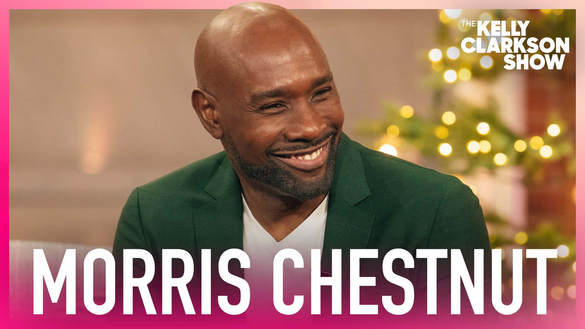 Morris Chestnut Kelly Clarkson Show Appearance Background