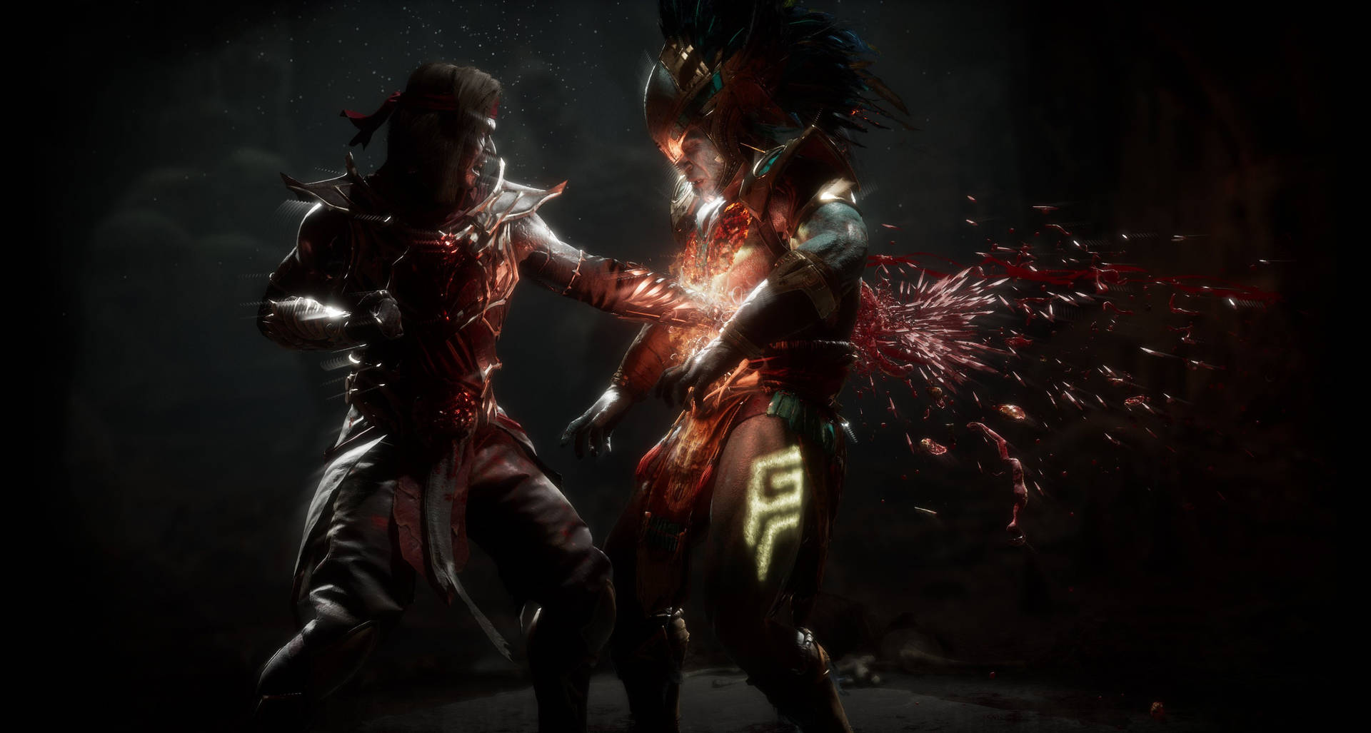 Mortal Kombat 11 Bloody Fight Background