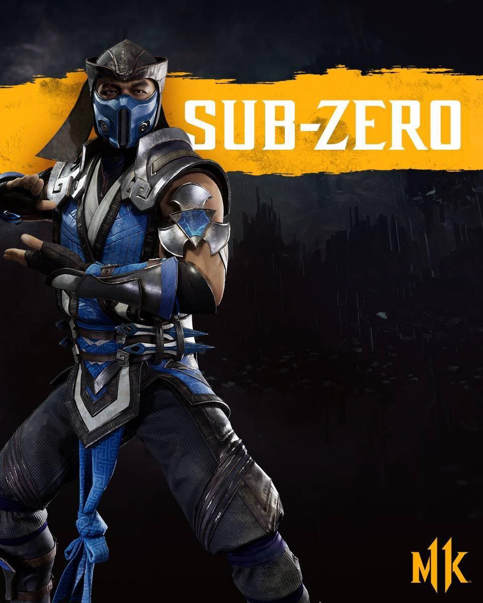 Mortal Kombat 11 Sub Zero Name Background