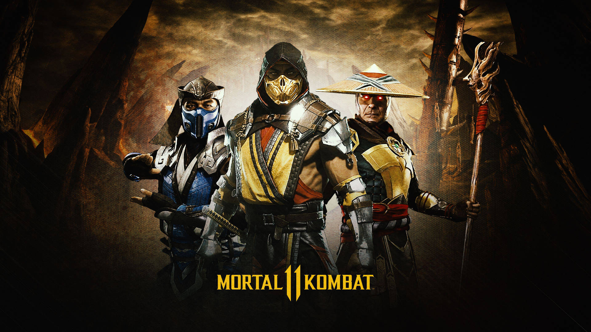 Mortal Kombat 11 Trio Poster Background