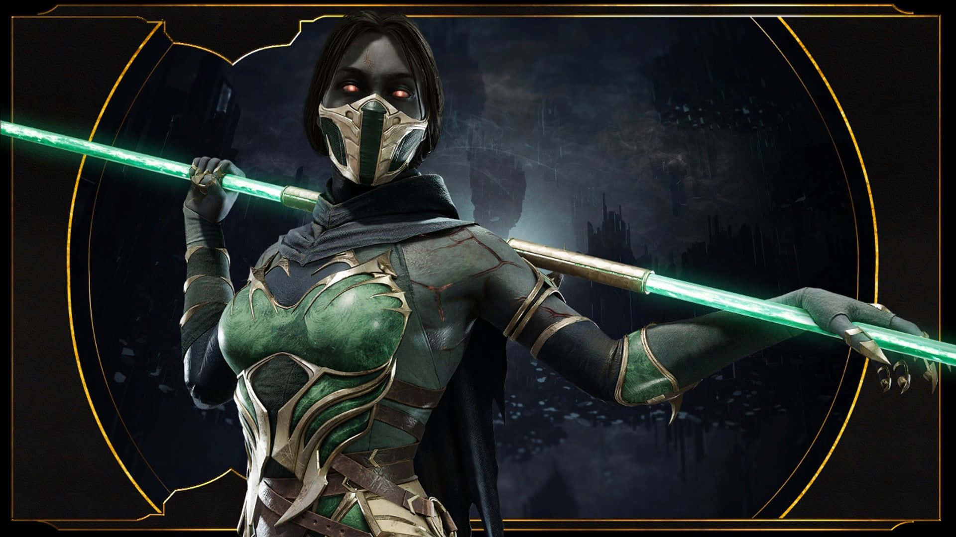 Mortal Kombat Character Jade Showcases Her Deadly Ability Background