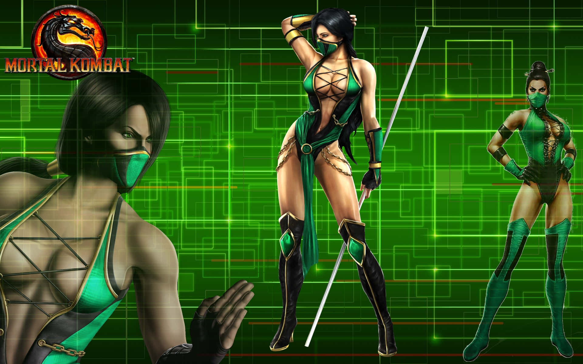 Mortal Kombat Jade Hairstyles Background