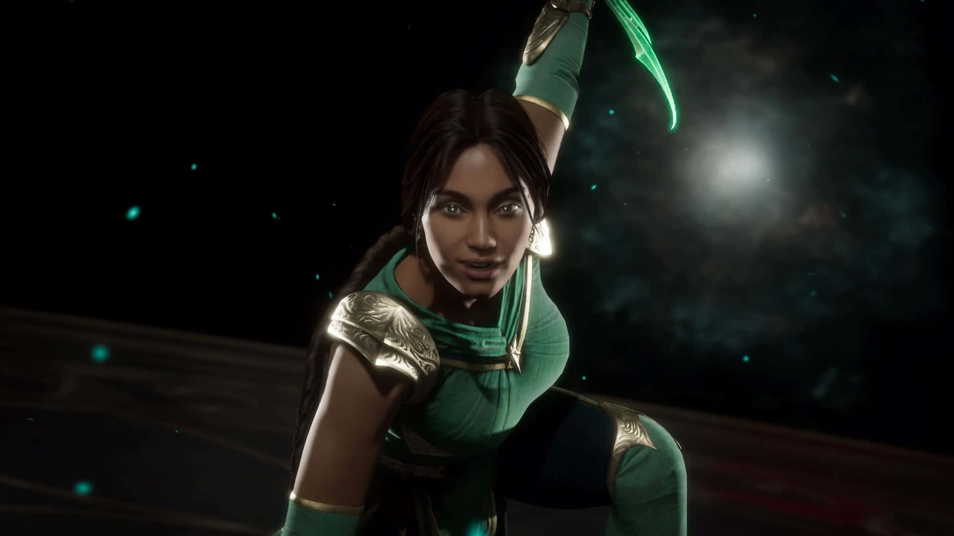 Mortal Kombat Jade Kneel Background