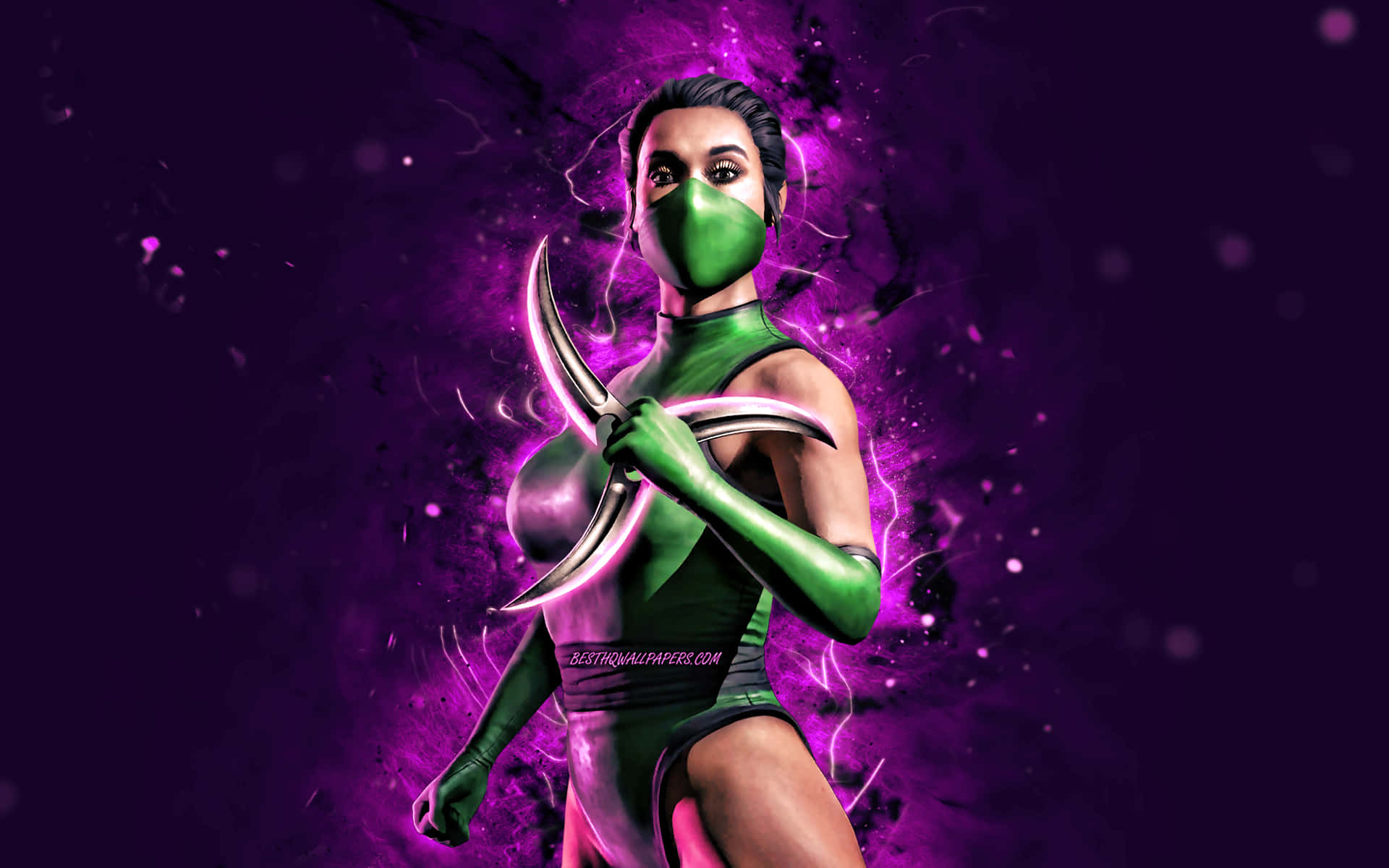 Mortal Kombat Jade, Ready To Give Her Foes Sudden Death Background