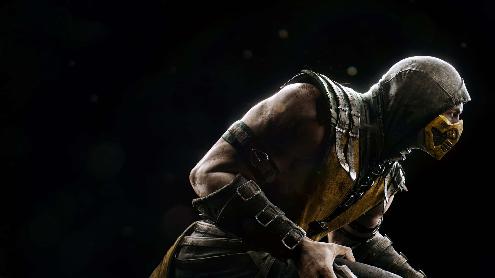 Mortal Kombat Scorpion Brutal Background