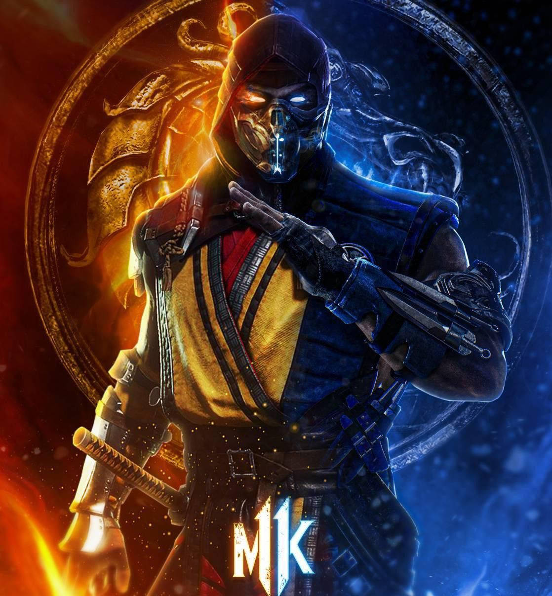 Mortal Kombat Scorpion Vs Sub Zero Fan Art Background