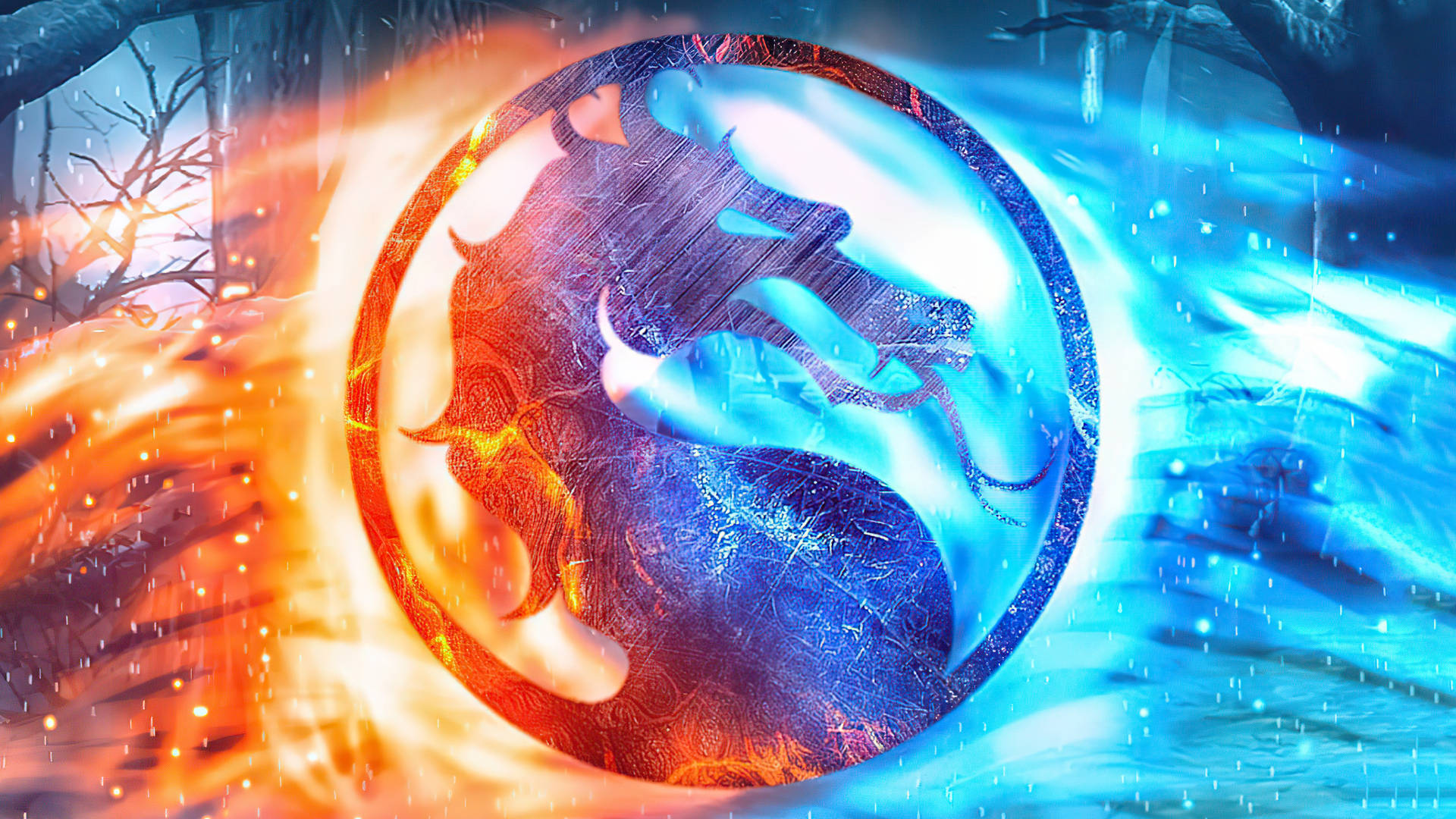 Mortal Kombat Scorpion Vs Sub Zero Logo
