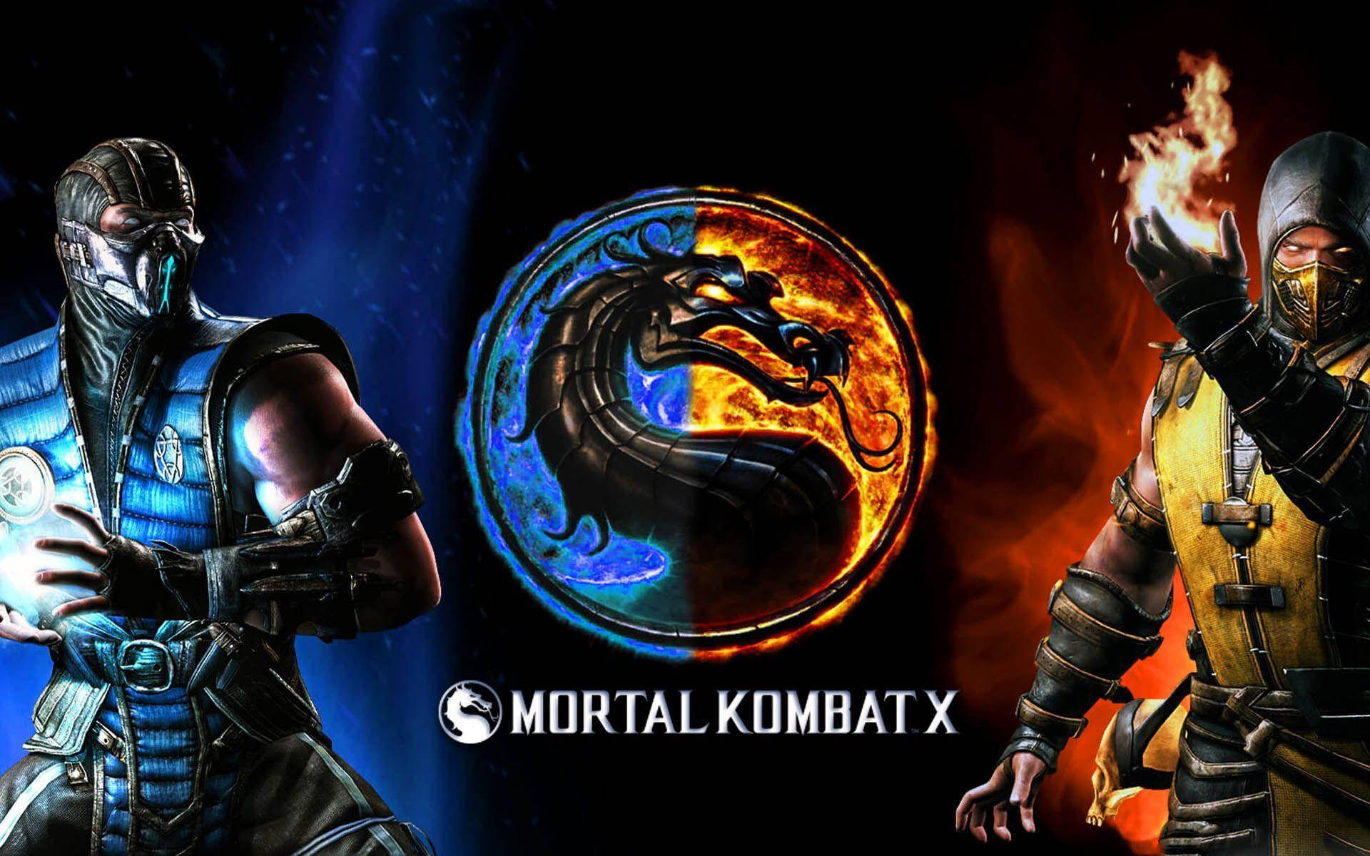 Mortal Kombat Scorpion Vs Sub Zero Side By Side Background