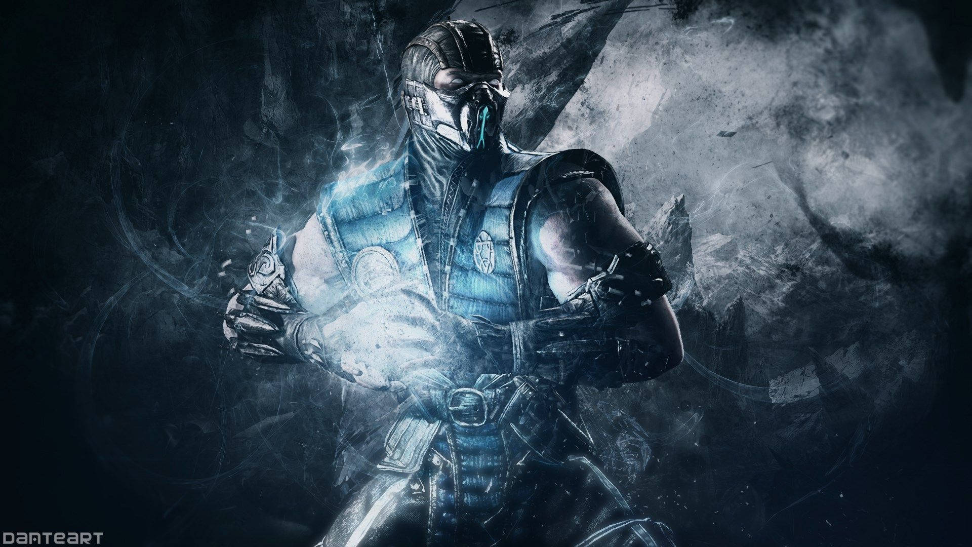 Mortal Kombat Subzero Ice Power Background