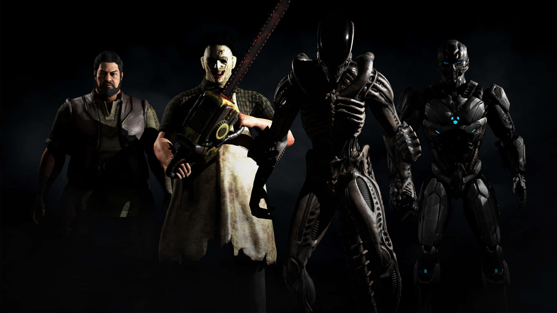 Mortal Kombat X Fighters In Action Background