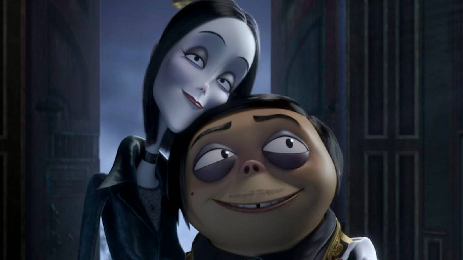 Morticia Hugs Gomez The Addams Family 2