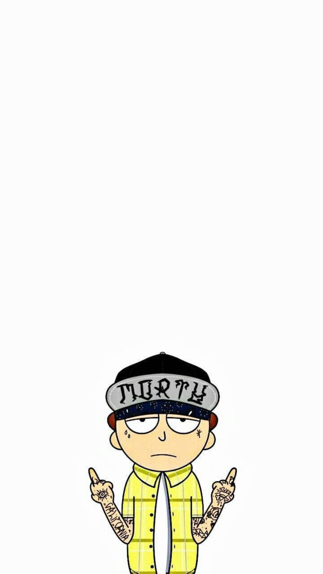 Morty Smith Gangster Cartoon Background