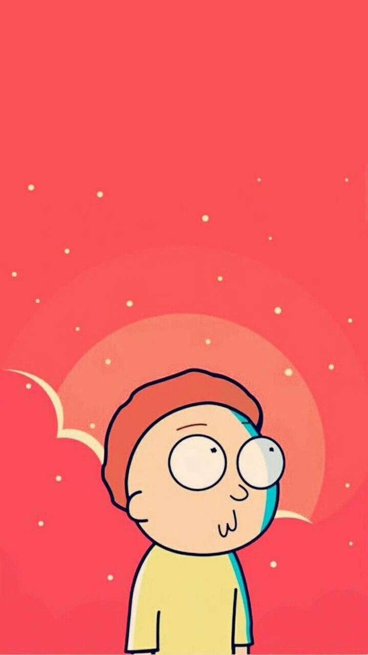 Morty Thinking Without Rick Iphone