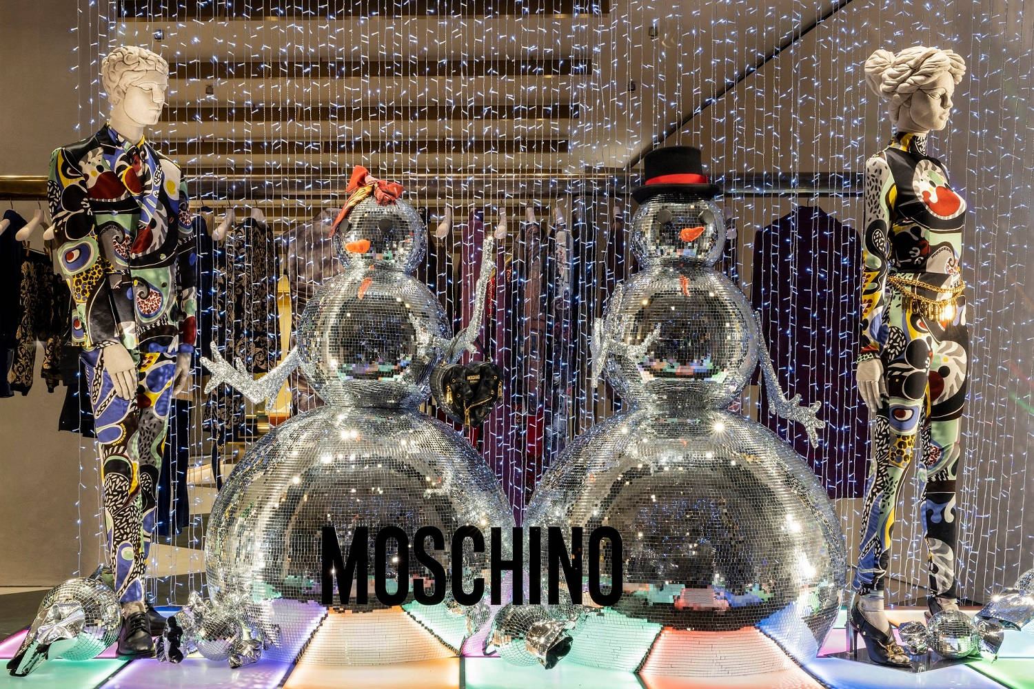 Moschino Disco Balls Background