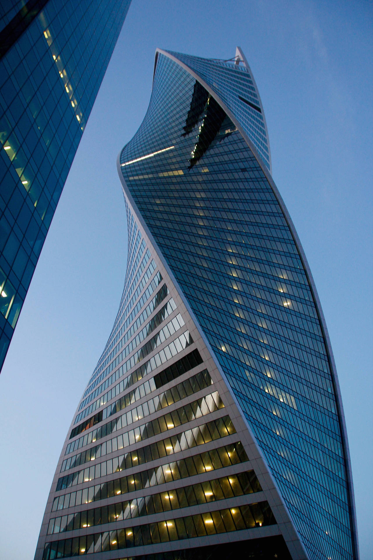Moscow Russia Skyscraper Evolution Tower