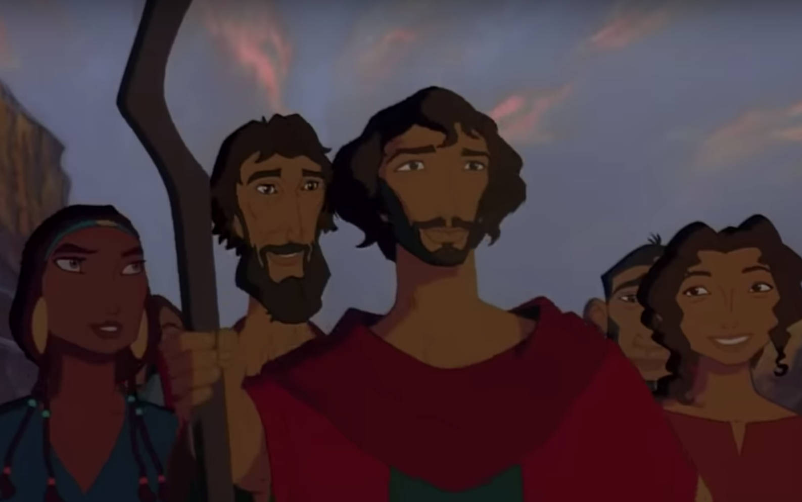 Moses Leading The Hebrew People In The Prince Of Egypt