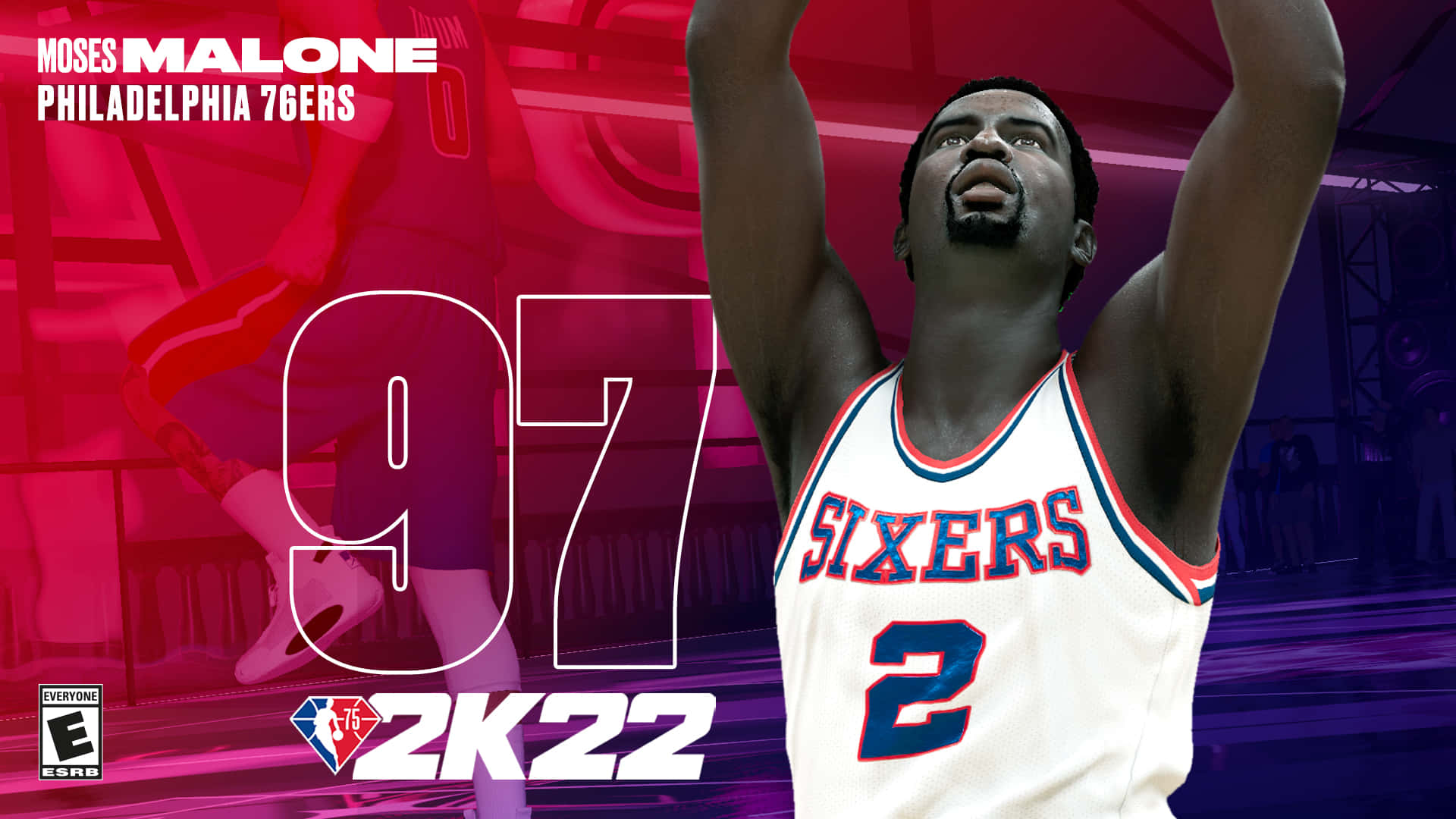 Moses Malone 2022 Basketball Game Background