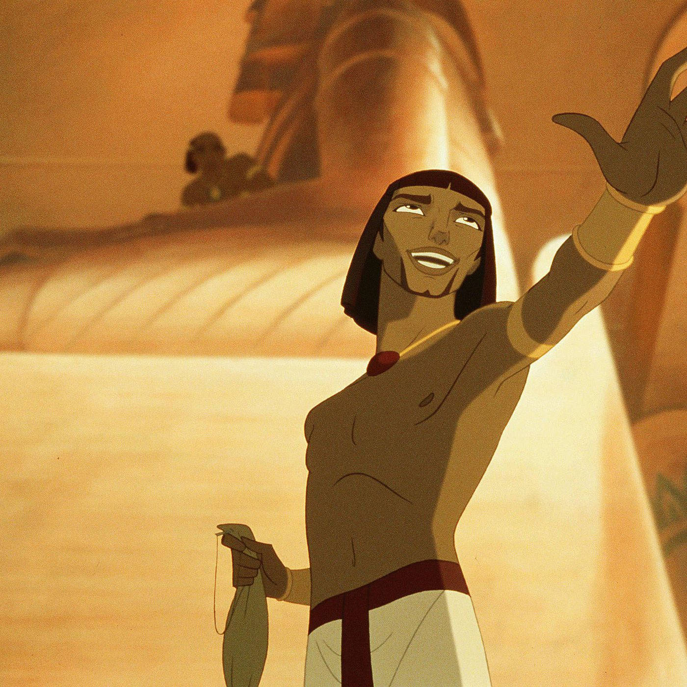 Moses Smiling The Prince Of Egypt Background