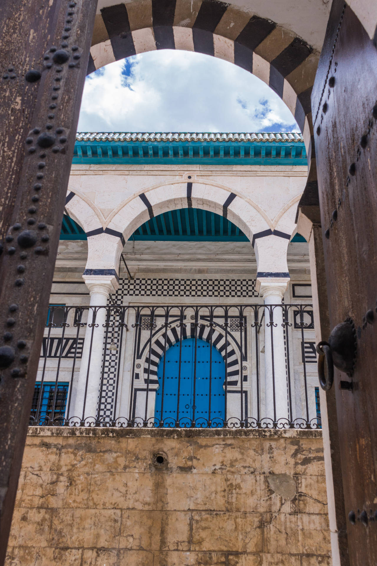 Mosque In Tunisia Background