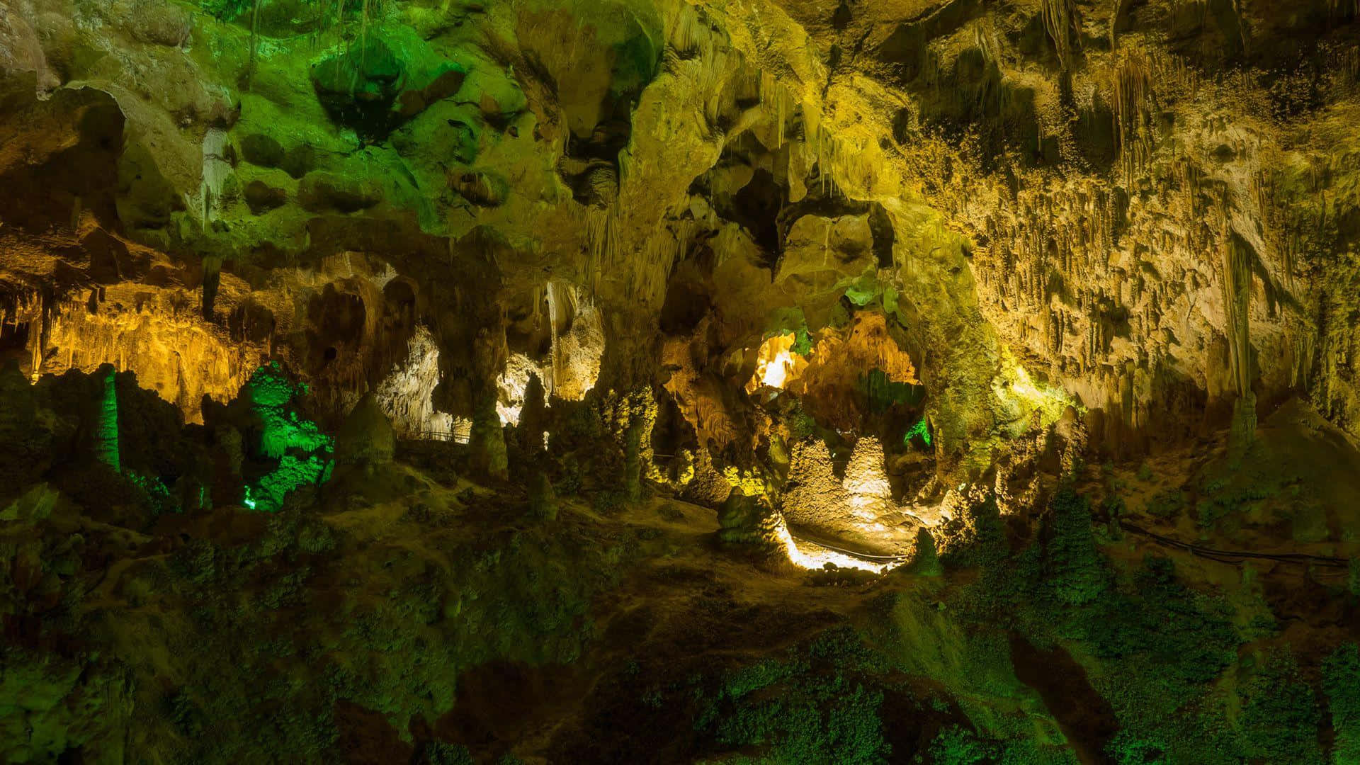 Moss Green Carlsbad Caverns National Park Background