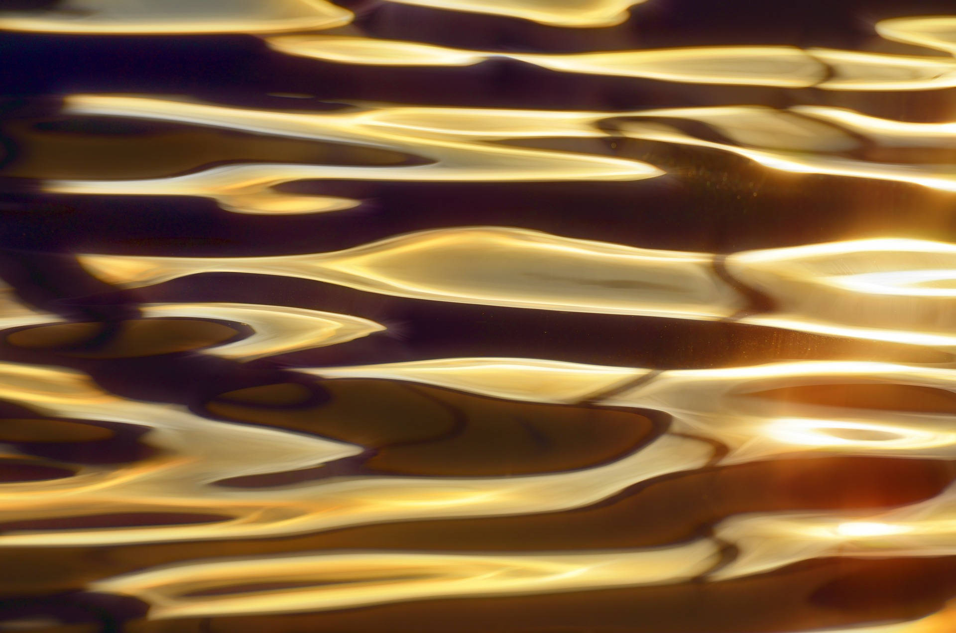 Most Beautiful Desktop Golden Ripples