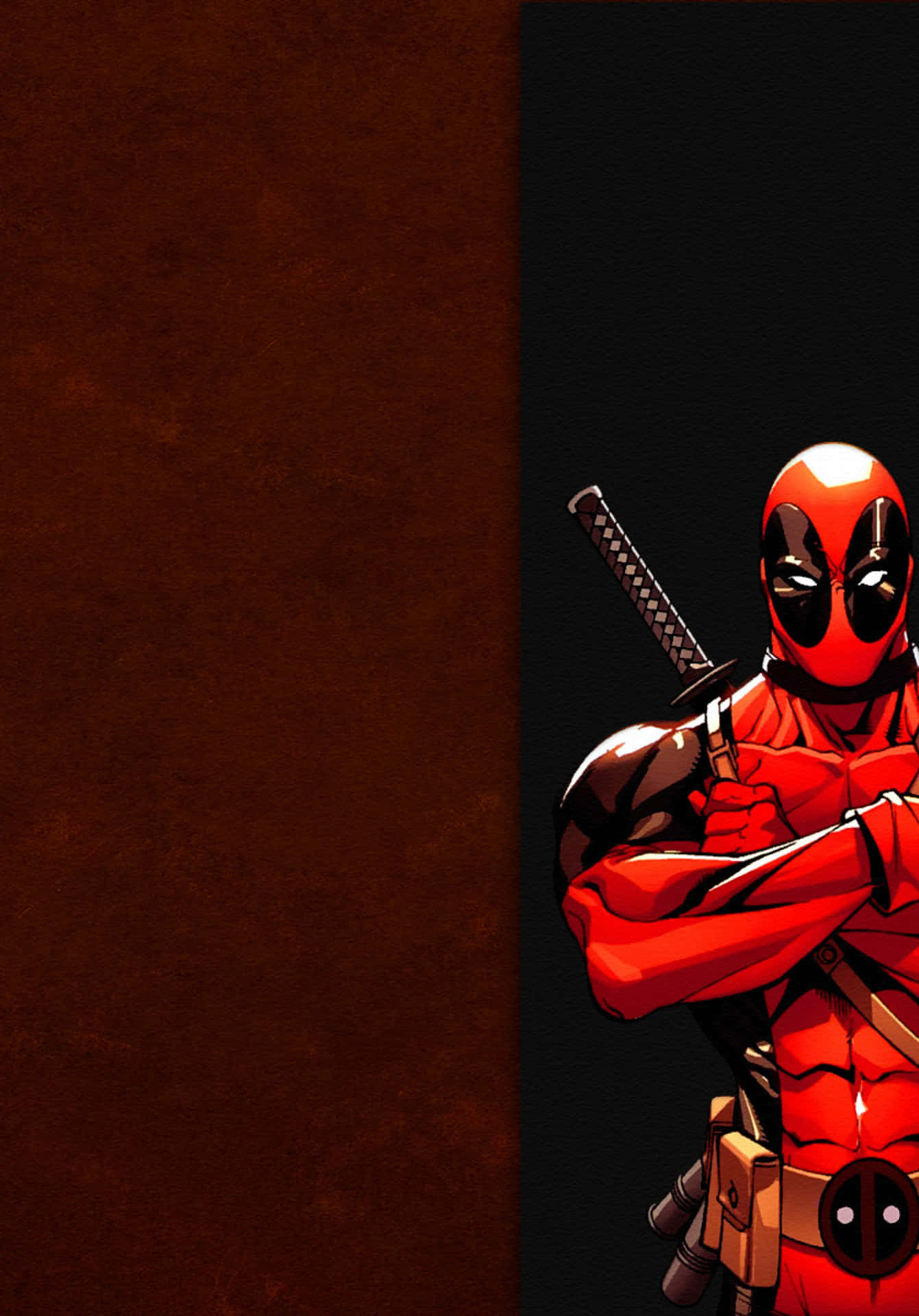 Most Wanted Mercenary In Town - Black Deadpool. Background