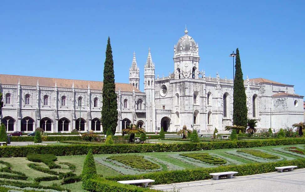 Mosteiro Dos Jeronimos Back Exterior Background