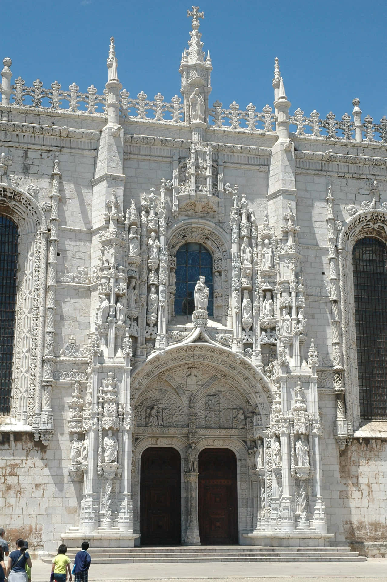Mosteiro Dos Jeronimos Front Entrance Background