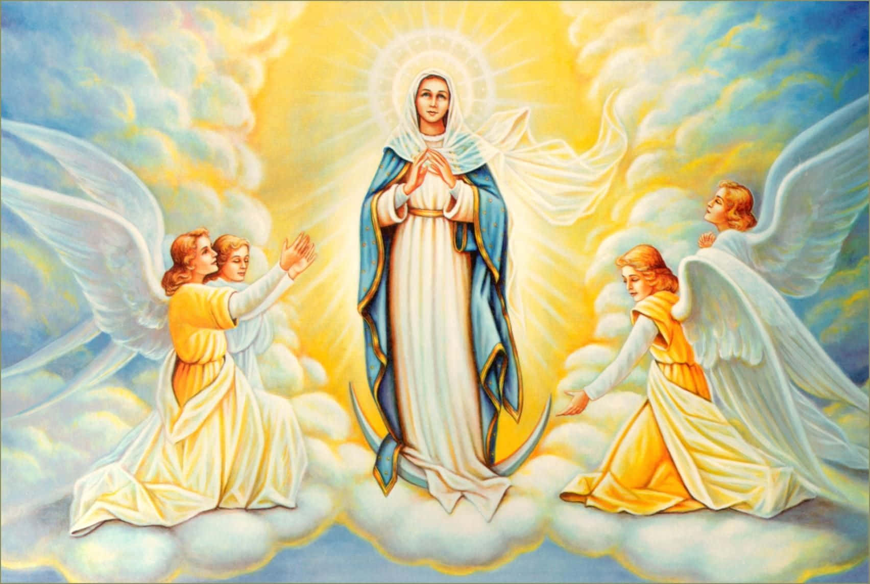 Mother Mary Our Lady Of Assumption Background